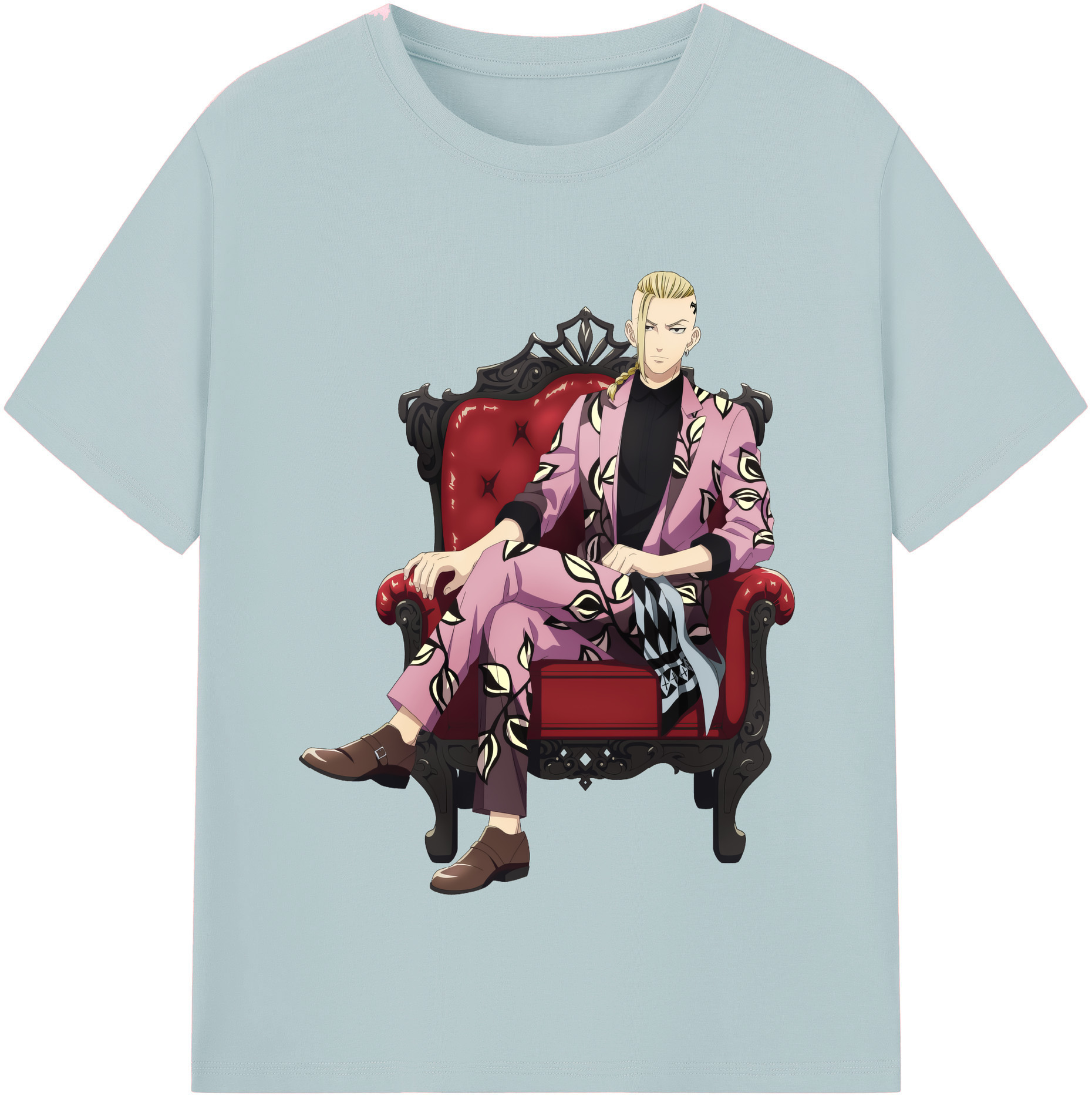 （画像用） 東京リベンジャーズ Tokyo Revengers 綿100％半袖Tシャツ（フロントプリント）